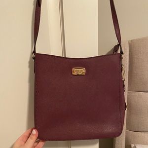 Michael Kors purple crossbody bag